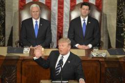 El mandatario compareció ante el Congreso de Estados Unidos.