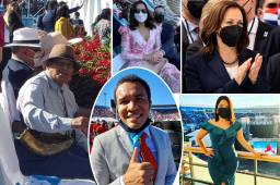 Iris Xiomara Castro Sarmiento de Zelaya tomó posesión como presidenta de Honduras este jueves 27 de enero en el estadio Nacional que lució repleto de catrachos en total apoyo. En este momento histórico importantes personajes de la política nacional e internacional estuvieron presentes al igual que diputados, deportistas y religiosos.