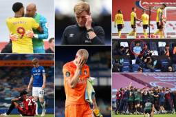 Este domingo se terminó la temporada en la Premier League y te dejamos las imágenes más emotivas de la jornada. El Manchester City se despide de una de sus máximas figuras.