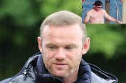 Wayne Rooney se ha descuidado en estas vacaciones, al menos así lo demuestran las fotos.