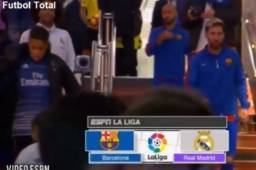 Cristiano estaba esperando a Lionel Messi para saludarlo.