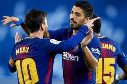 Messi y Luis Suárez será titulares con Barcelona en Mestalla. Foto AFP