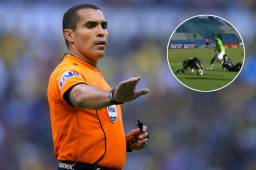 El ex árbitro y ahora analista, examinó de forma rápida la acción donde el Marathón pide penal ante Motagua.