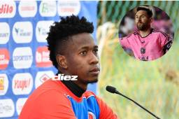 Alex Güity busca una oportunidad en el Olimpia y poder enfrentar al Inter de Miami con Leo Messi. Foto: Anibal Vásquez.