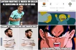 Barcelona sufrió para derrotar al Inter en el Camp Nou y los memes hicieron de las suyas en la segunda jornada de la fase de grupos de la Liga de Campeones.