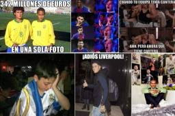 El FC Barcelona fichó al brasileño Philippe Coutinho por 120 millones de euros al Liverpool y la afición culé se burla del Real Madrid.