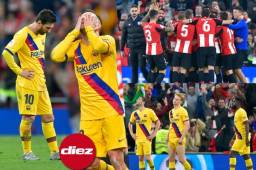 Athletic Bilbao eliminó de la Copa del Rey al Barcelona con gol de Iñaki Williams al 90+2. Los futbolistas del Barcelona salieron tristes.