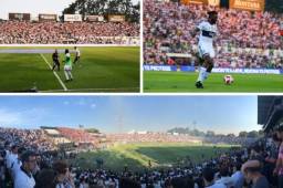 Emmanuel Adebayor ya hizo su debut con la camisa del Olimpia de Paraguay. Fue en el clásico ante Cerro Porteño, juego que acabó 1-1. El ex del Real Madrid jugó 45 minutos.