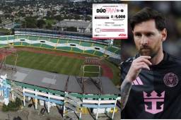 El próximo sábado el Inter Miami y Messi jugarán en el estadio Olímpico de San Pedro Sula.