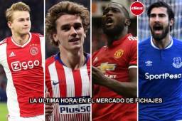 De Ligt, Griezmann, Lukaku y André Gomes son los nombres que suenan este viernes en el mercado de fichajes de Europa.