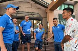 Andy Najar visita concentración de la Selección de Honduras en Washington pese a ser descartado de la Copa Oro