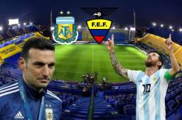 Argentina arranca ante Ecuador (jueves 6:30 pm de Honduras) en la eliminatoria rumbo al Mundial de Qatar 2022. Este apunta a ser el 11 de la albilceste en La Bombonera, según Olé.