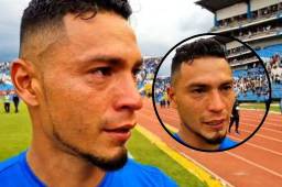 Marlon Licona llora en las cámaras de DIEZ tras ganar la final: “Amo a Motagua, hemos pasado momentos complicados, pero nos levantamos”
