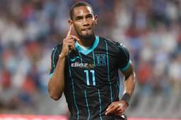 Honduras ganó 2-1 a Haití, uno de los goles lo marcó Jerry Bengtson. FOTO: Mauricio Ayala.