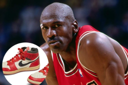 El calzado ofertado corresponde al modelo 'Air Jordan 1', que tiene la particularidad de estar autografiado por el ex astro de los Chicago Bulls y este rompió récord.