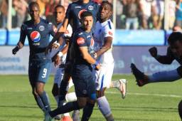 Héctor Castellanos ve complicado el panorama para Motagua el domingo. Pero confía que mantendrán la ventaja y alzarán el título. Foto Ronald Aceituno