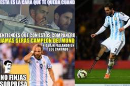 La selección de Argentina ha sido humillada en el Wanda Metropolitano y los memes no podían faltar. No perdonan a Higuaín y mucho menos a Messi.