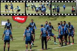 La Selección de Honduras realizó su último entrenamiento de cara a la vuelta del repechaje ante Australia este miércoles en el ANZ Stadium y estas imágenes curiosas dejó. Fotos Eric Berry