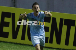 Gonzalo Klusener tiene ganando al Motagua tras convertir de cabeza el único gol que se ha convertido en el estadio Morazán.