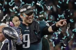 El quarterback Nick Foles fue nombrado Jugador Más Valioso del Super Bowl LII.
