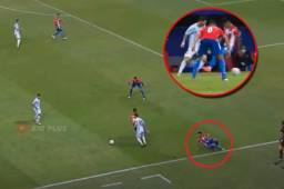 Messi hizo una enorme jugada de crack cuando el duelo ante Parahuay estaba por finalizar.