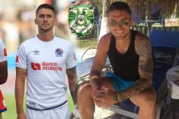 Esteban Espíndola entrena por cuenta propia en Argentina, tiene 26 años y solo jugó seis meses en Honduras.