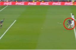 Esta fue la clara ocasión de gol que no aprovechó Messi en el clásico ante Real Madrid.