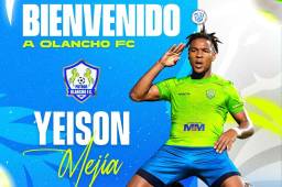 Oficial: Yeison Mejía deja el Motagua y es presentado como nuevo refuerzo de los Potros de Olancho
