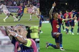 Así fue el hattrick de Raphinha al Bayern Múnich en Champions League que iguala récord de Cristiano (VIDEO)