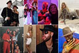 Estos son los famosos deportistas que festejaron la 'Noche de Brujas' con espectaculares disfraces.
