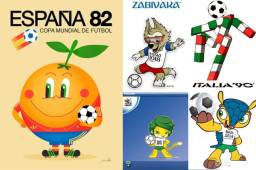 Estas son las mascotas oficiales desde el mundial de 1966 en Inglaterra.