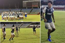 La Selección de Honduras realizó su primer entrenamiento en la sede del juego ante Trinidad y Tobago. Foto cortesía Fenafuth