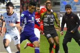 Michaell Chirinos y Joseph Rosales los catrachos que celebraron en sus ligas.