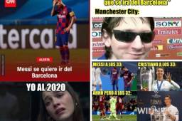 Messi sigue siendo protagonista en las redes sociales tras anunciar que se va del Barcelona. Los memes lo están haciendo pedazos.
