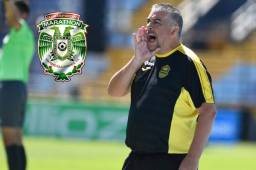 Ramiro Martínez, entrenador del Real España, salió contento por el rendimiento que tuvo su equipo frente al Honduras Progreso y ya piensa en Marathón. Fotos DIEZ