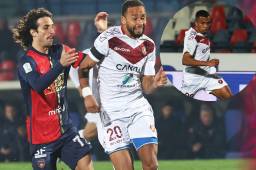 El hondureño sigue teniendo participación con el equipo en la Segunda División de Italia.