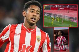 ¡Ante su víctima favorita! Así fue el primer gol del hondureño Choco Lozano con la camisa del Almería en la Liga Española