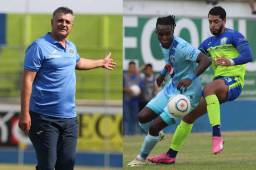 Diego Vázquez y el Motagua igualaron sin goles en su visita al Olancho FC. FOTOS: Emilio Flores