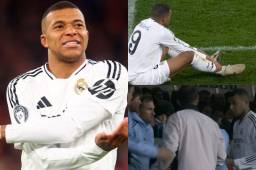 Kylian Mbappé salió lesionado al minuto 35 del juego contra Atalanta por la Champions League.