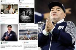 Diego Maradona falleció en Argentina este 25 de noviembre causando conmoción mundial en el fútbol. Muchas personalidades se han volcado a las redes sociales y han publicado conmovedores mensajes sobre 'El Pelusa', quien murió debido a un paro cardiorrespiratorio a los 60 años de edad.