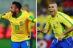 Neymar ya logró superar a Ronaldo Nazario como el segundo máximo goleador de Brasil.