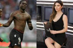 Mario Balotelli se atrevió a mandarle un mensaje a la bella presentadora.