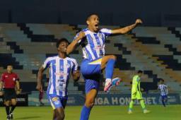 Con goles de Blackburn y Lahera, el Victoria venció al Olancho y consigue su segundo triunfo consecutivo como locales en La Ceiba. FOTO: Liga Hondubet