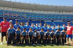 Las fuerzas básicas del Club Olimpia son campeones de la Copa FESA de El Salvador.