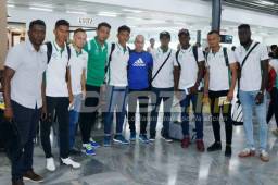 Una parte del plantel del equipo escualo viajó el miércoles por la noche.