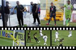 Se cerró la jornada tres del Apertura y nos dejó imágenes curiosas en los dos partidos dominicales. Dos jugadores oran, uno por el triunfo y otro por la derrota. Obed Enamorado mostró que tiene buenos reflejos frente a Motagua.