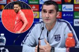 Valverde explicó que Messi podría tener minutos contra el Inter en la Champions.