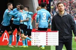 Xabi Alonso alarga su invicto y el Leverkusen acaricia el título tras alejarse del Bayern: así queda la tabla de la Bundesliga