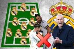 Un equipo golpeado por tres ausencias de peso. Real Madrid disputará el miércoles (1:00 pm) ante el Valencia las semifinales de la Supercopa de España, pero Zidane apunta a un 11 inédito. Y ojo, que en la final esperará el FC Barcelona o el Atlético de Madrid.