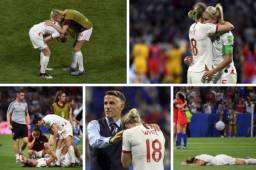 Al finalizar el partido en el que Inglaterra perdió ante Estados Unidos por 2-1, las futbolistas británicas no aguantaron la tristeza y se mostraron muy afectadas por la eliminación.